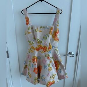 Arianne Elmy Floral Brocade Mini Dress - NWT Size S